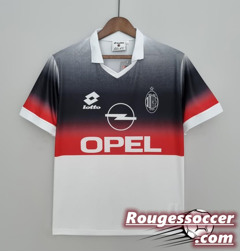 AC Milan Retro Kit White Training Shirt 1995/96